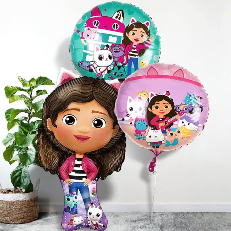 Balon foliowy Gabi dollhouse okrągły 45cm