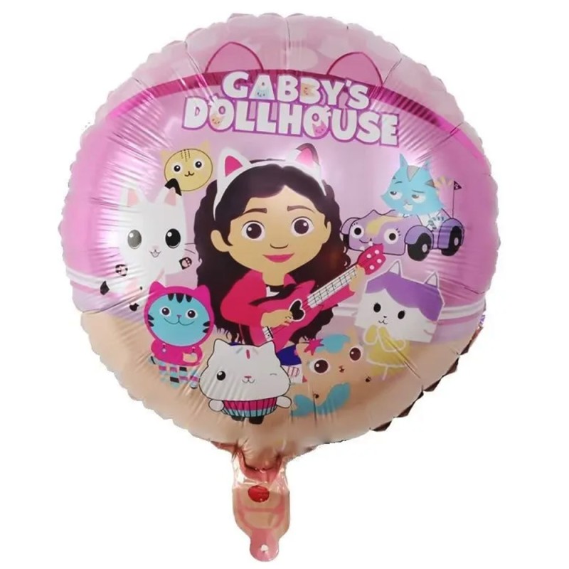 Balon foliowy Gabi dollhouse okrągły 45cm