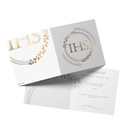 IHS Zaproszenia Komunia...