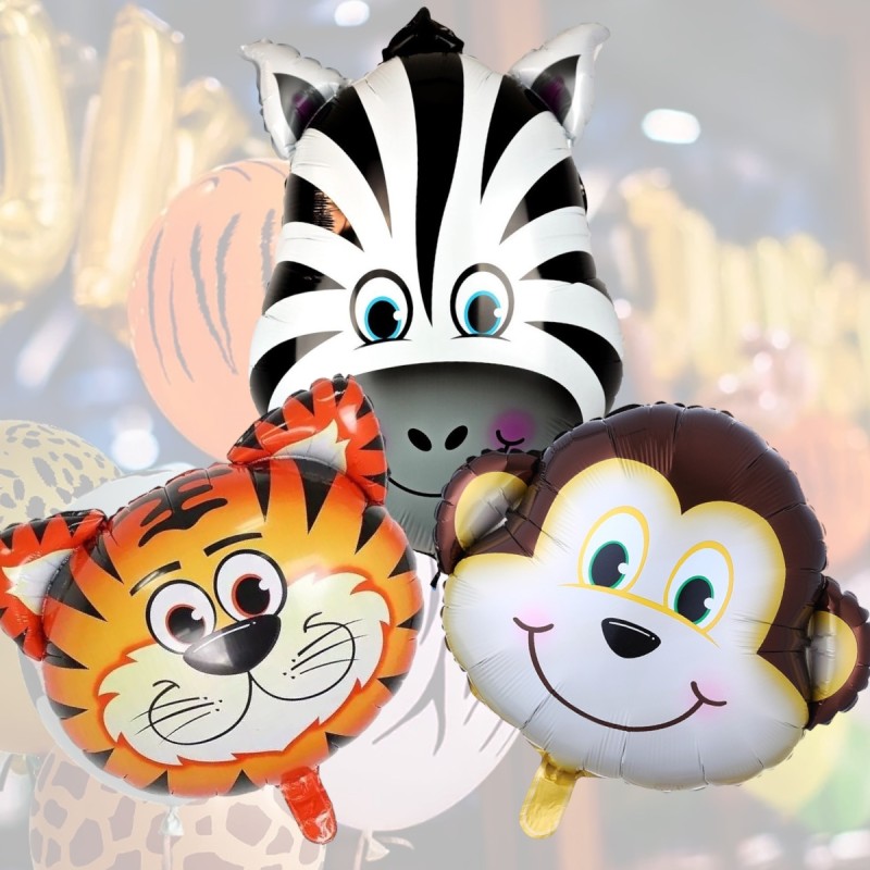Girlanda zestaw balonów zwierzęta Safari ZOO