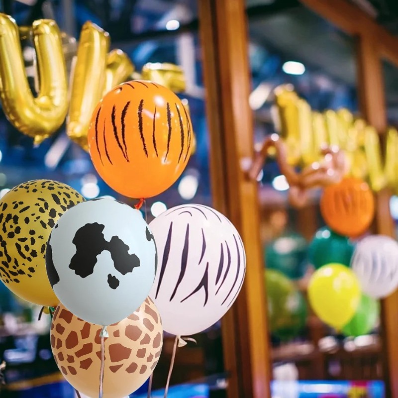 Girlanda zestaw balonów zwierzęta Safari ZOO
