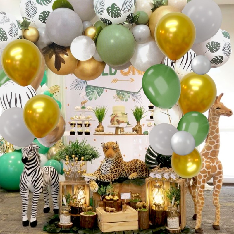 Girlanda zestaw balonów zwierzęta Safari ZOO