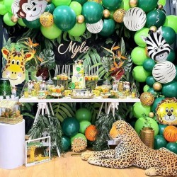 Girlanda zestaw balonów zwierzęta Safari ZOO