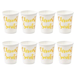 Kubeczki papierowe Chrzest Święty 8 szt