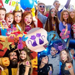 Zestaw do robienia tatuaży brokatowych Glitter Tattoo Kit 73 el.