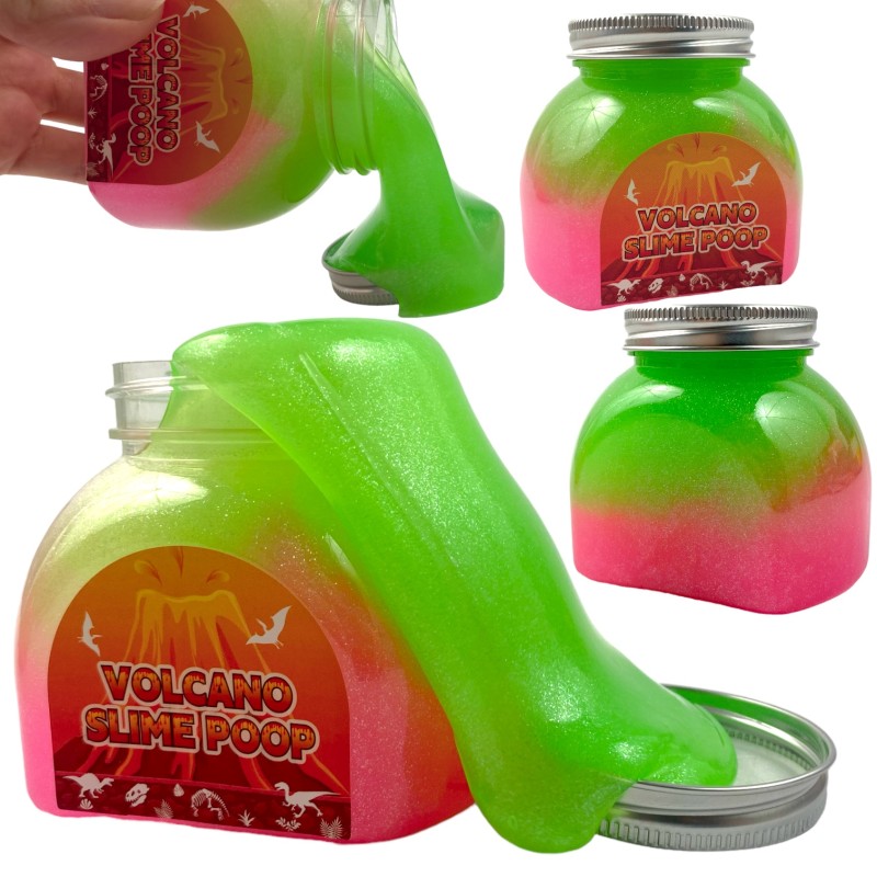 Slime uciekający wulkan volcano galaxy Lawa