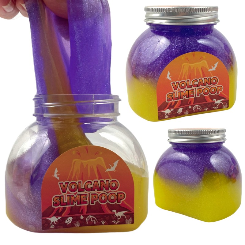 Slime uciekający wulkan volcano galaxy Lawa