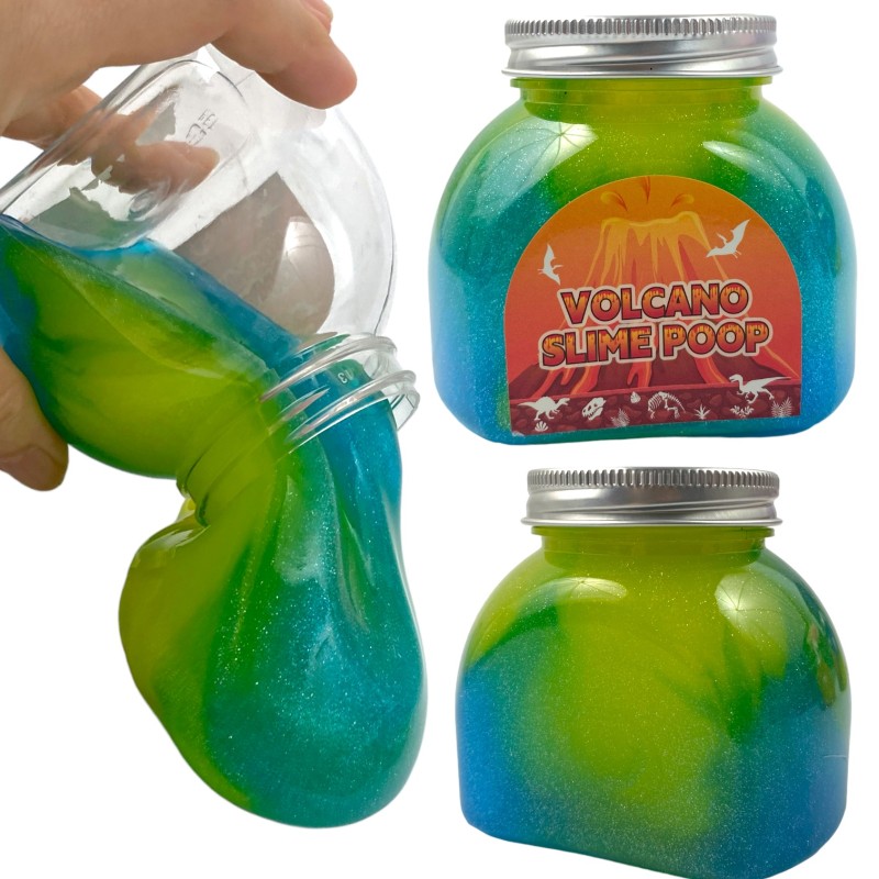Slime uciekający wulkan volcano galaxy Lawa