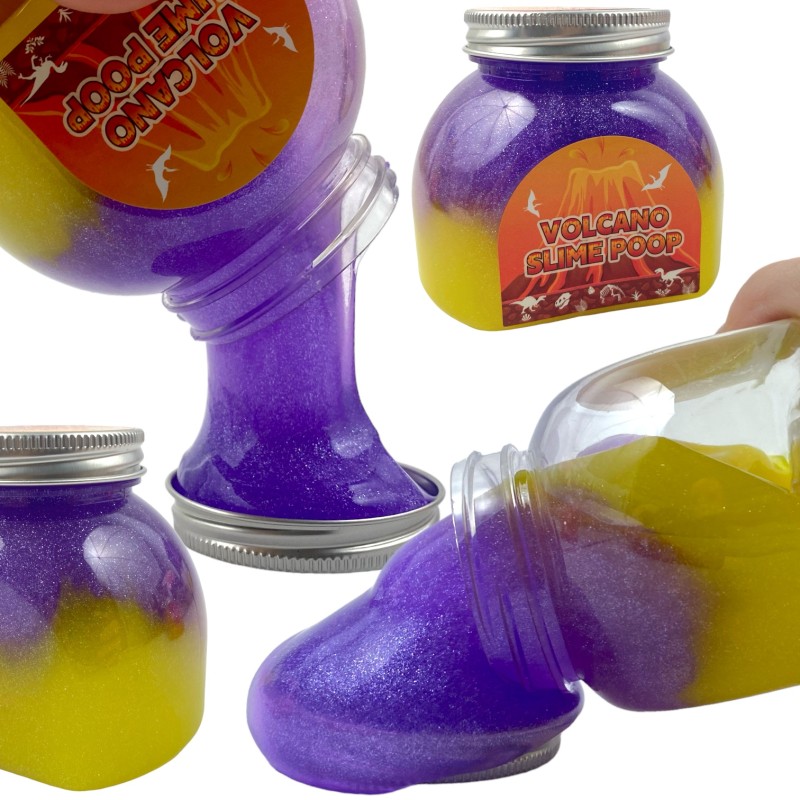 Slime uciekający wulkan volcano galaxy Lawa