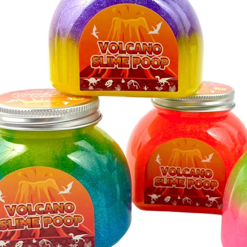 Slime uciekający wulkan volcano galaxy Lawa