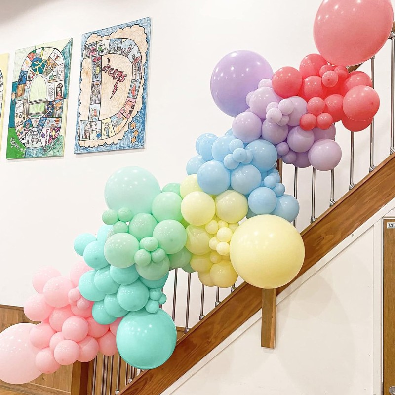 Balony lateksowe 12 cali 35 cm pastelowe mix kolorów