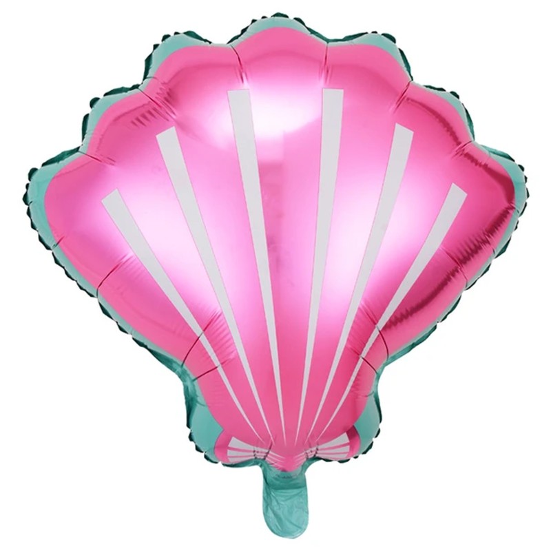 Balon foliowy muszelka podwodny świat 46x49cm