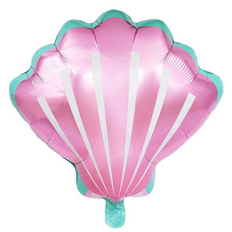 Balon foliowy muszelka podwodny świat 46x49cm