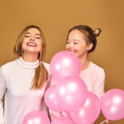 Balony róż lateksowe 10" 25cm różowe