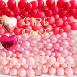 Balony róż lateksowe 10" 25cm różowe