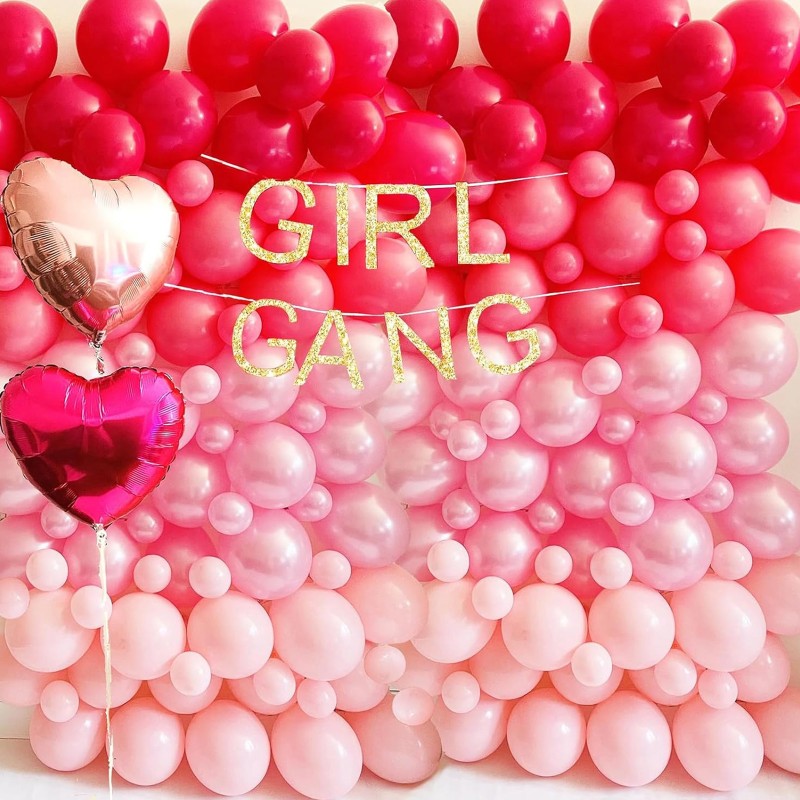 Balony róż lateksowe 10" 25cm różowe