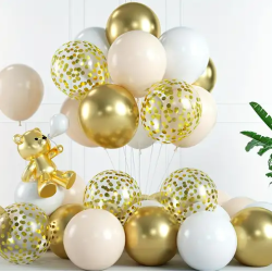 Wstążka 90m biała PartyGo