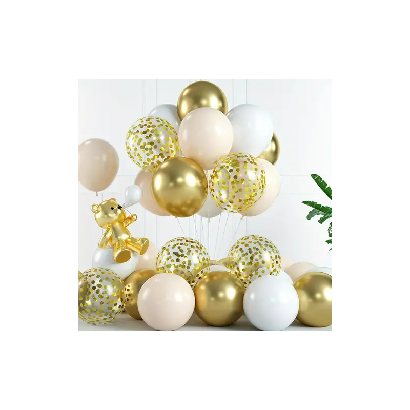 Wstążka 90m biała PartyGo