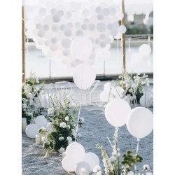 Wstążka 90m biała PartyGo