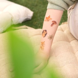 Tatuaże zmywalne Leśni przyjaciele 20szt. zestaw