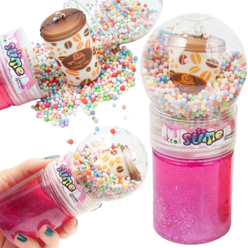 Slime ze squishy kuleczki zestaw 3 szt.