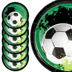 Talerzyki papierowe Piłka...