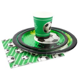 Kubeczki papierowe Piłka nożna futbol 6szt