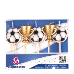 Świeczki urodzinowe piłka nożna futbol
