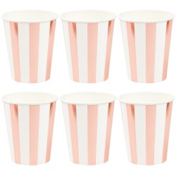 Kubeczki papierowe w paski...