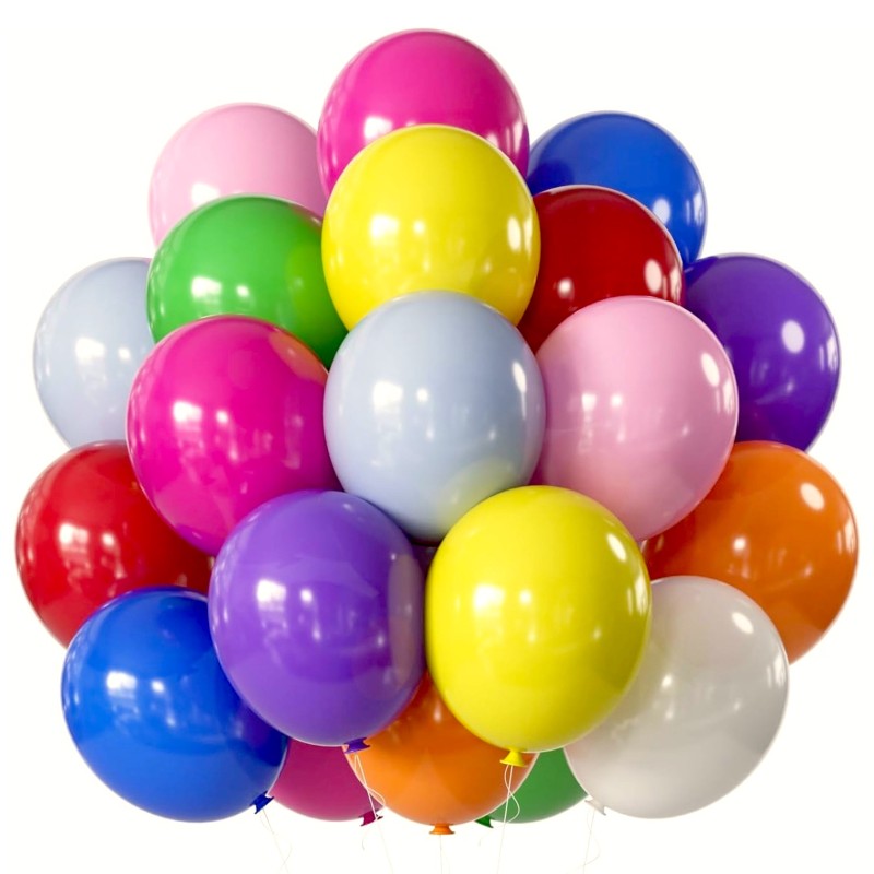Balony lateksowe 12 cali 50 szt MIX kolorów 30cm