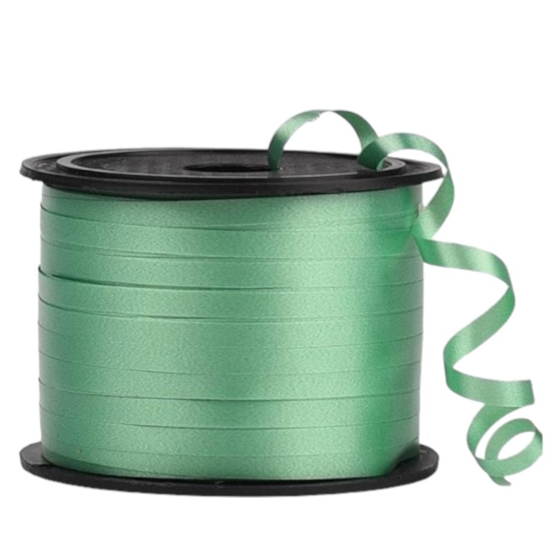 Wstążka PVC Zielona do Balonów i Dekoracji 92 cm