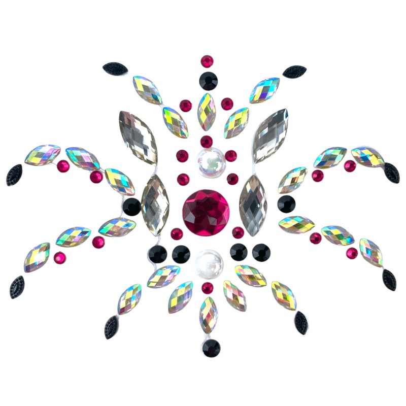 Kryształki tatuaż diamentowy dekolt FaceGem