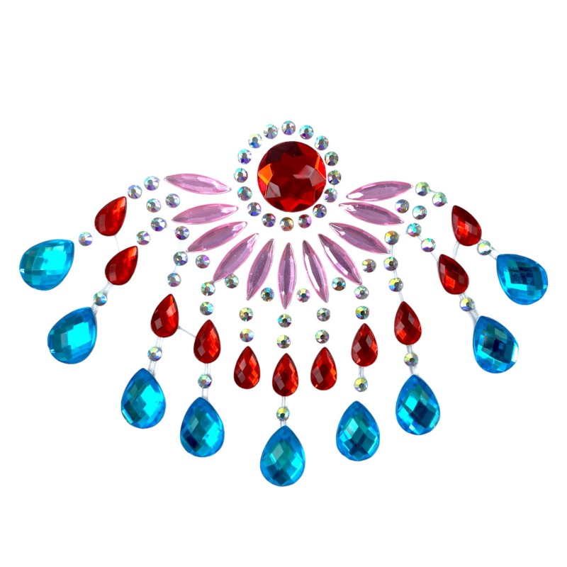 Kryształki tatuaż diamentowy dekolt FaceGem