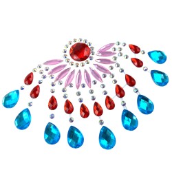 Kryształki tatuaż diamentowy dekolt FaceGem