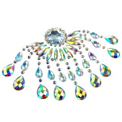 Kryształki tatuaż diamentowy dekolt FaceGem