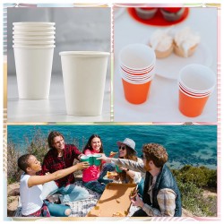 Fioletowe kubeczki papierowe 6szt.