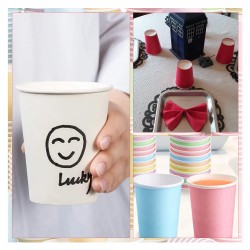 Fioletowe kubeczki papierowe 6szt.