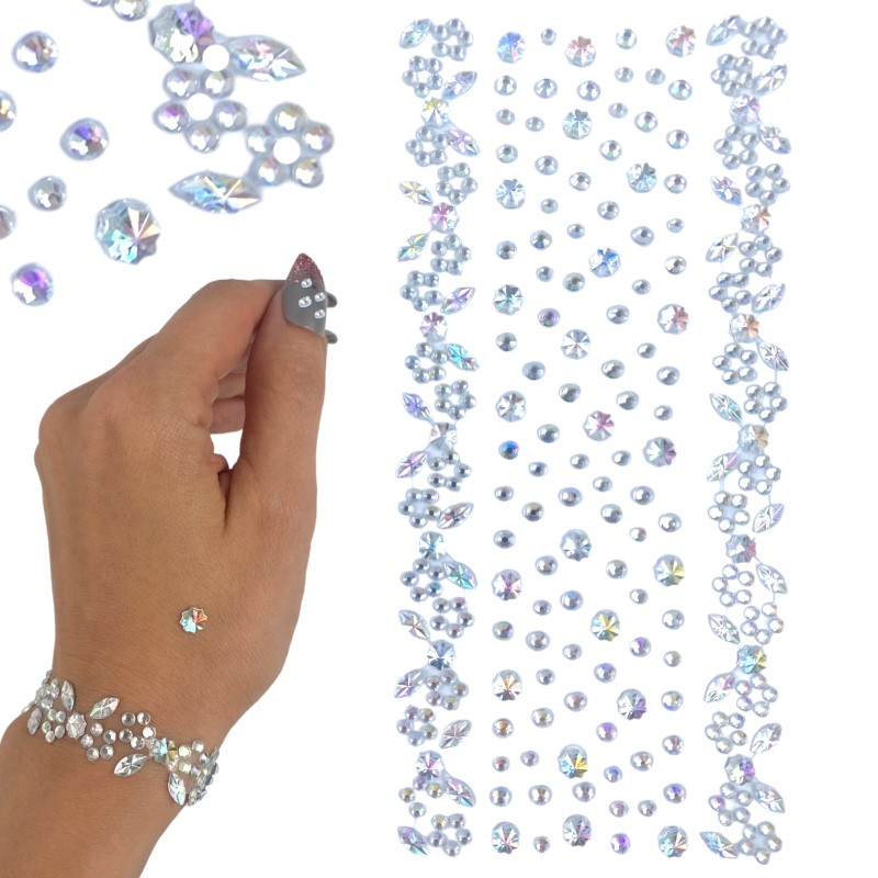 Zestaw Kryształków Diamentowych na Twarz Ciało i Paznokcie