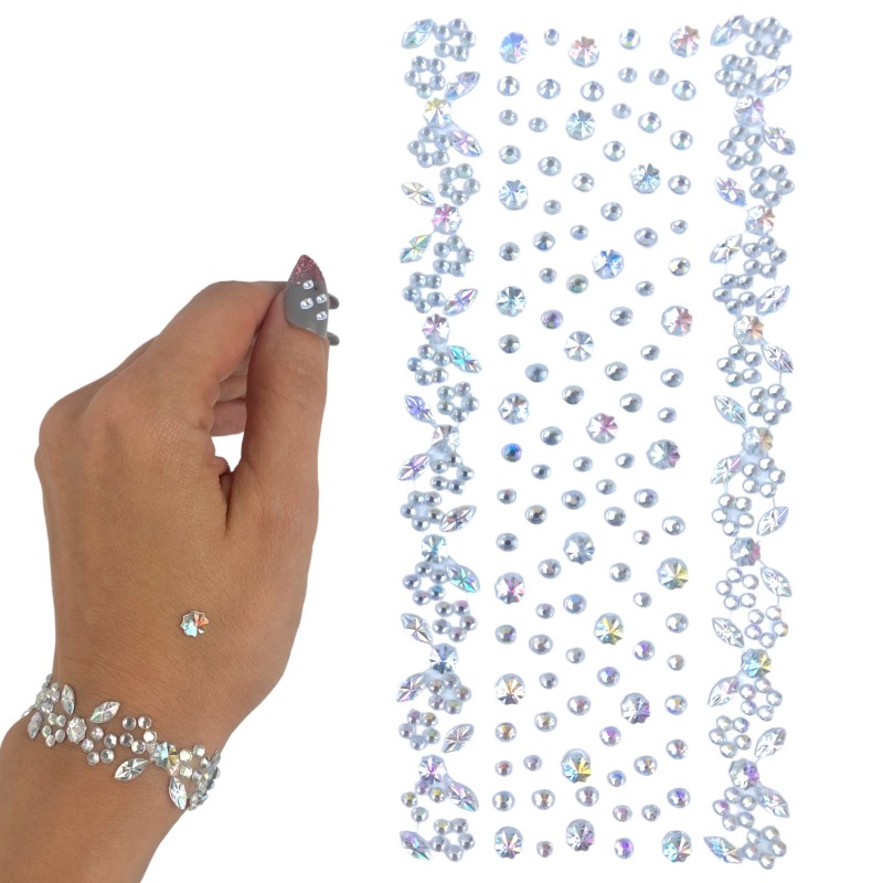 Zestaw Kryształków Diamentowych na Twarz Ciało i Paznokcie