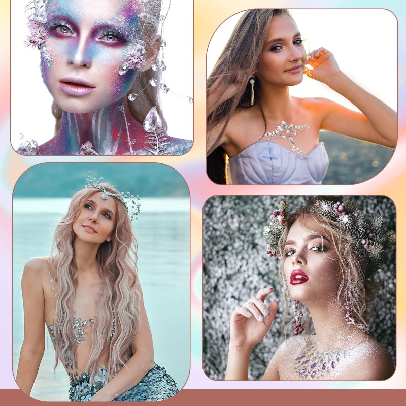 Zestaw Kryształków Diamentowych na Twarz Ciało i Paznokcie