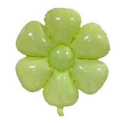 Balon foliowy fioletowy kwiatek stokrotka daisy 72x60cm