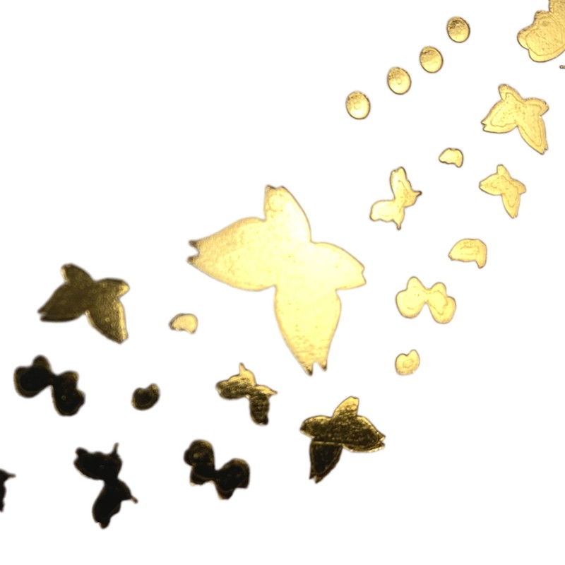 Flash tattoo złota henna złoty tatuaże motylki boho