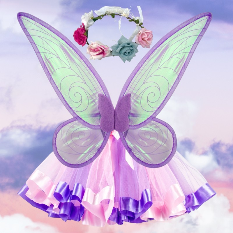 Zestaw wróżka skrzydła wianek