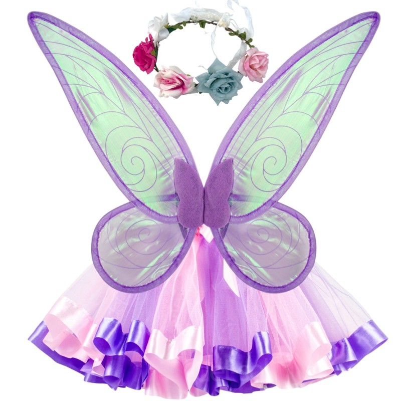 Zestaw wróżka skrzydła wianek