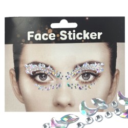 Holograficzne Kryształki Naklejki FaceGem