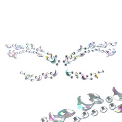 Holograficzne Kryształki Naklejki FaceGem