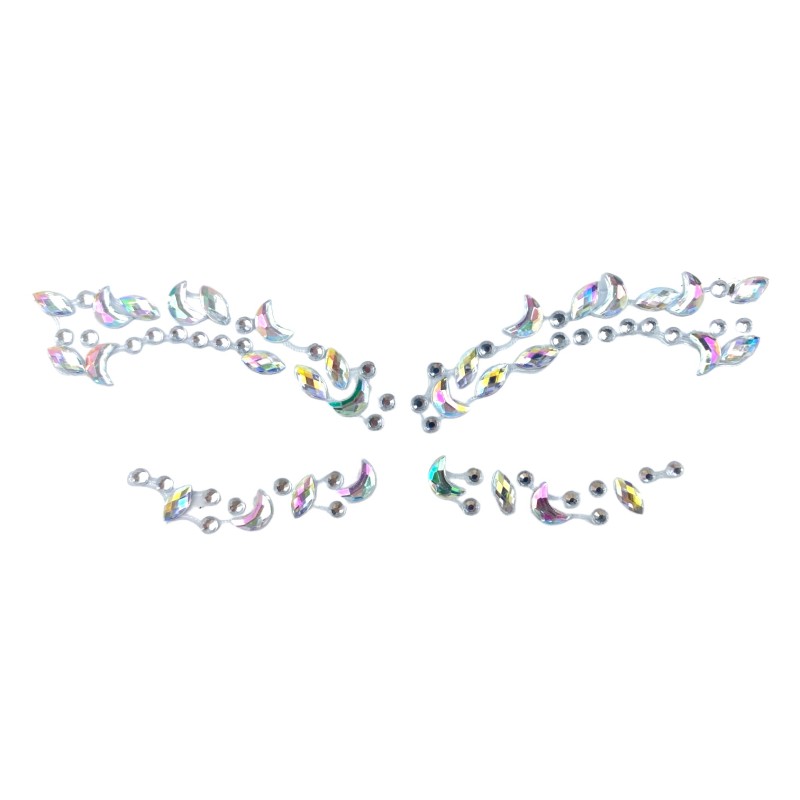 Holograficzne Kryształki Naklejki FaceGem