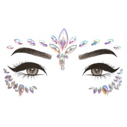 Kryształki fluo Glow in the dark night FaceGem