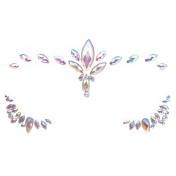 Kryształki fluo Glow in the dark night FaceGem