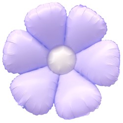Balon foliowy fioletowy kwiatek stokrotka daisy 72x60cm